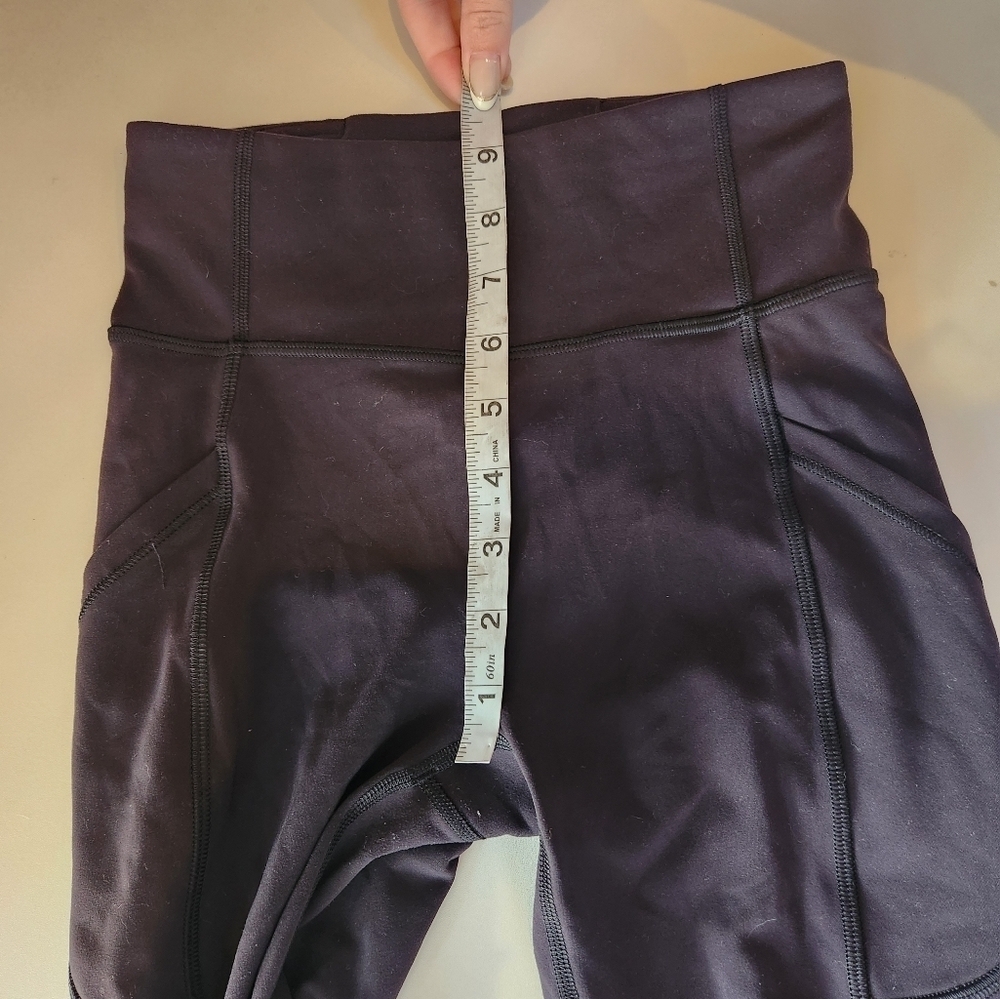 Lululemon Invigorate Black Leggings Size 2 High Rise. - Picture 6 of 7